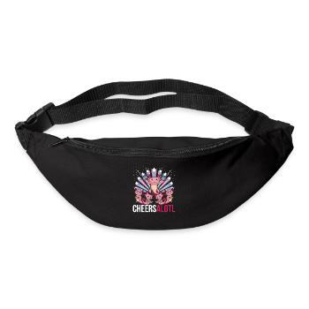 Cheersalotl Amphibian Cadeau Cheerleading Axolotl - Sac banane - noir - Devant