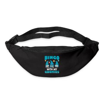 Bingo Mit Meinen Gnomies Lustiges Bingo - Gürteltasche - Schwarz - Vorne