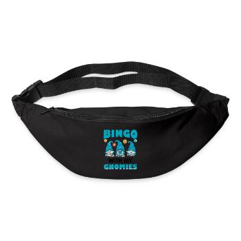 Bingo With My Gnomies Funny Bingo - Bum bag - black - Front