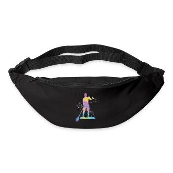 Stand Up Paddling Stand Up Board Sup - Bum bag - black - Front