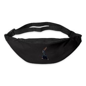 Kendo Fighter with Shinai - Kendo - Bum bag - black - Front