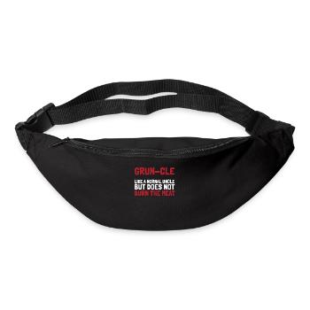 Bbq Grillen Onkel - Gürteltasche - Schwarz - Vorne