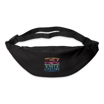 Vacances d’été en famille Créer des souvenirs - Sac banane - noir - Devant