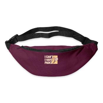 Padel Cool No Puedo Tengo Padel - Gürteltasche - Burgunderrot - Vorne