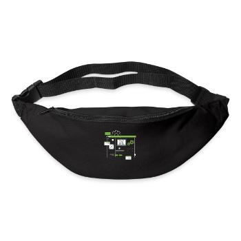 Developer, Coder, Programmer - Bum bag - black - Front