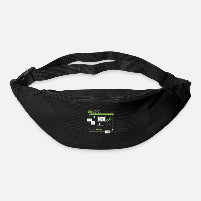 Entwickler Coder Programmierer - Gürteltasche - Schwarz