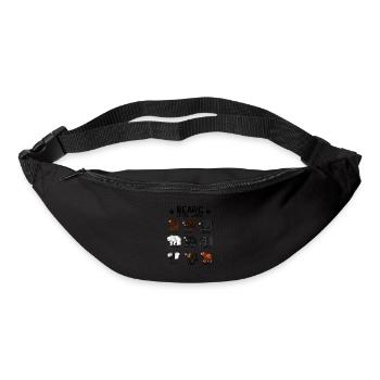 Ours du monde - Ours - Sac banane - noir - Devant