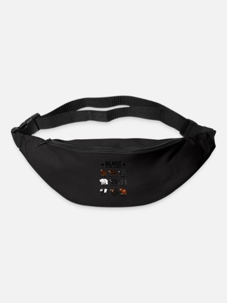 Ours du monde - Ours - Sac banane - noir