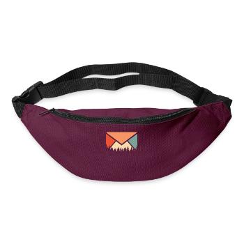 Postbote Briefträger - Gürteltasche - Burgunderrot - Vorne