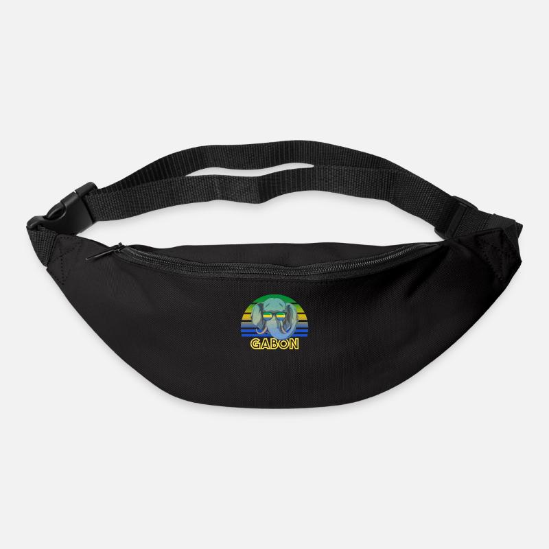 Gabon - Sac banane - noir
