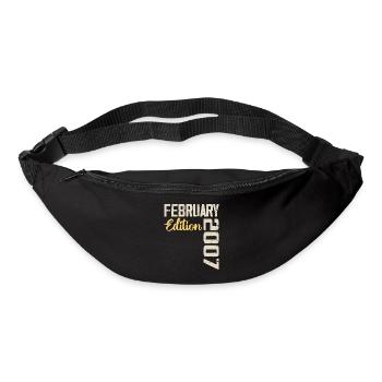 February 2007 Birthday February 2007 Retro - Bum bag - black - Front