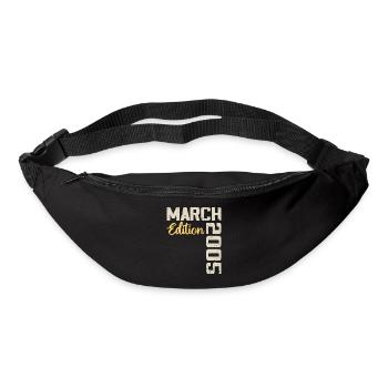 März 2005 Geburtstagsgeschenk März 2005 - Gürteltasche - Schwarz - Vorne