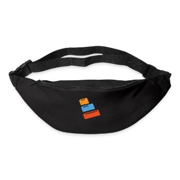 Gamer Gaming Raccourcis clavier Ctrl Alt Défaite - Sac banane - noir - Devant