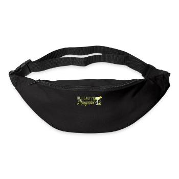 Groupe sanguin Margarita Tequila Enterrement de vie de garçon - Sac banane - noir - Devant