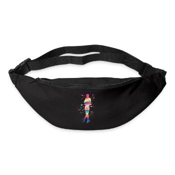 Patineur artistique Patinage sur glace Patinage artistique - Sac banane - noir - Devant