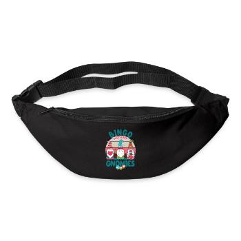 Bingo Mit Meinen Gnomies Lustiges Bingo - Gürteltasche - Schwarz - Vorne
