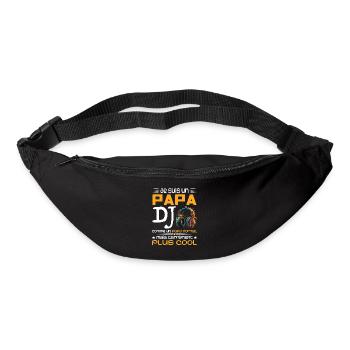 DJ Dad - Papa DJ Geschenk - Gürteltasche - Schwarz - Vorne