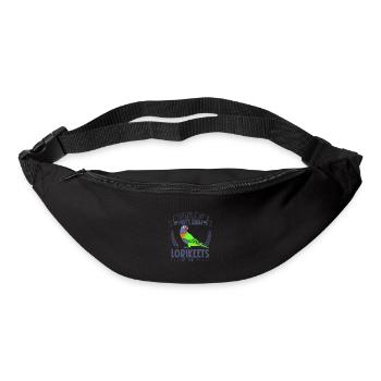 Federn und Freude - Lori - Gürteltasche - Schwarz - Vorne