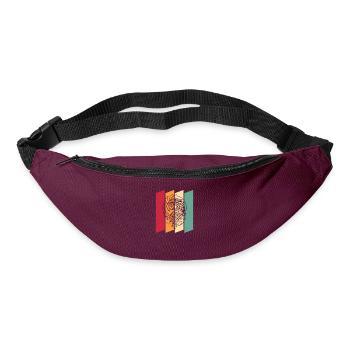 Phases de lune Parrot - Sac banane - bordeaux  - Devant