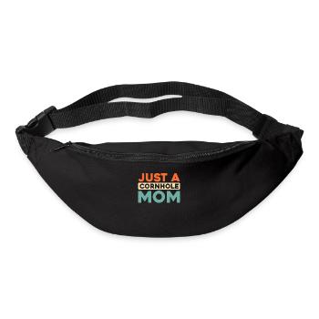 Cornhole Blind Hole Game Just A Cornhole Mom - Bum bag - black - Front