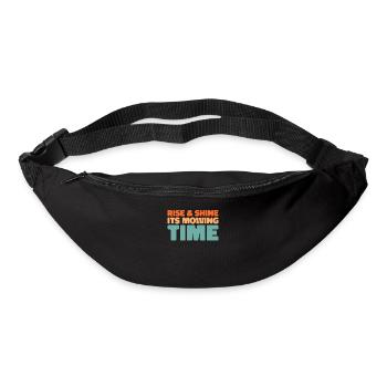 Rasenmäher Mähen - Gürteltasche - Schwarz - Vorne