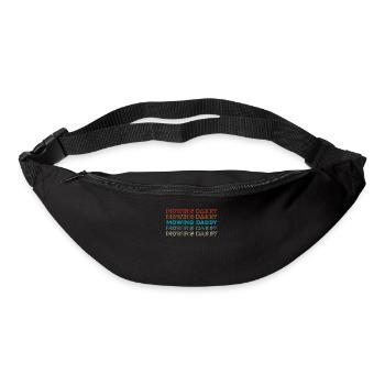 Rasenmäher Mähen - Gürteltasche - Schwarz - Vorne