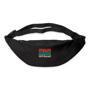 Mathe Mathematik Math Funny Pun - Bum bag - black - Front