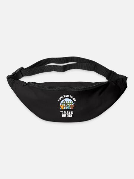 Garden Gardener Gardener Raised Bed Flowers Plants - Bum bag - black