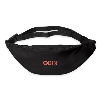 Love and hearts for Odin - Bum bag - black - Front