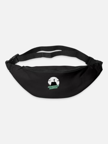 Sächsische Schweiz Wandern Sachsen Pofen Geschenk - Gürteltasche - Schwarz