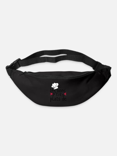 les bons petits plats - Sac banane - noir