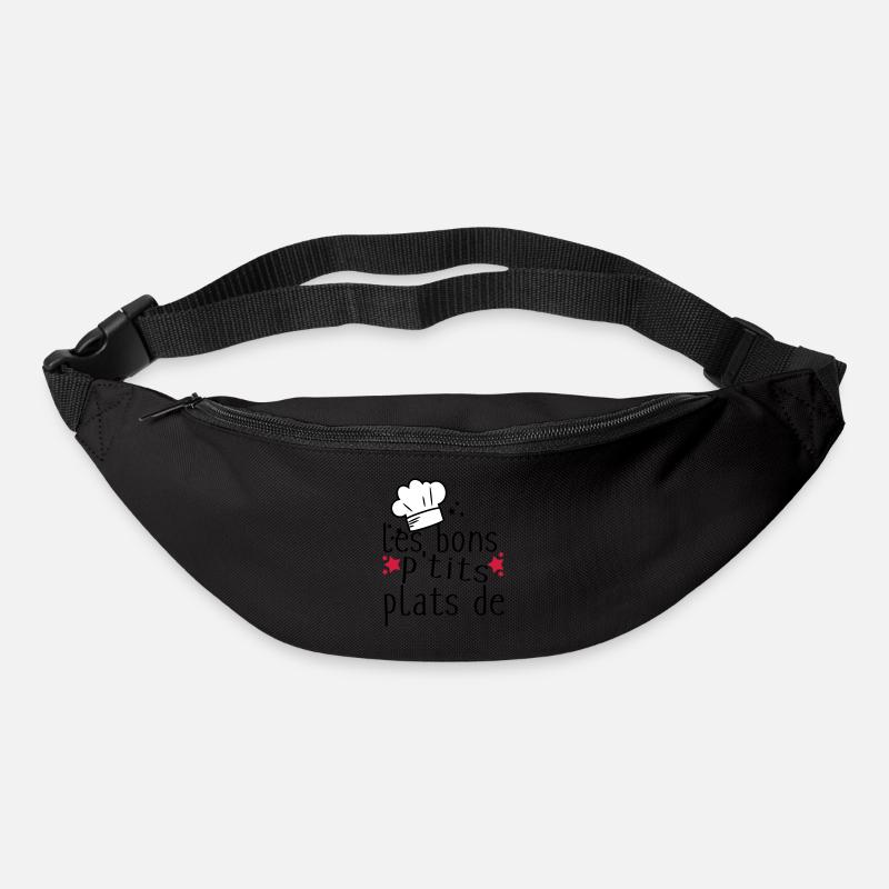 les bons petits plats - Sac banane - noir