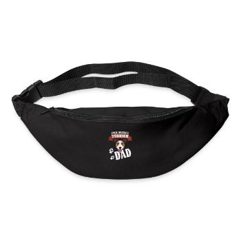 Jack Russell Terrier Dad, Hundepapa - Gürteltasche - Schwarz - Vorne