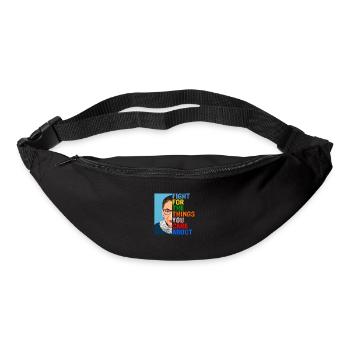 RBG - Fight For The Things - Rights & Equality - Bum bag - black - Front