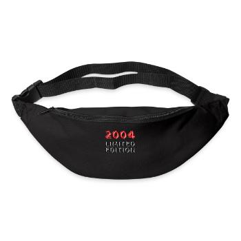 2004 Édition Limitée Anniversaire Cadeau Femme Mari - Sac banane - noir - Devant