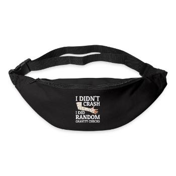 Gravity Checks - Gipsarm Armbruch Knochenbruch - Gürteltasche - Schwarz - Vorne