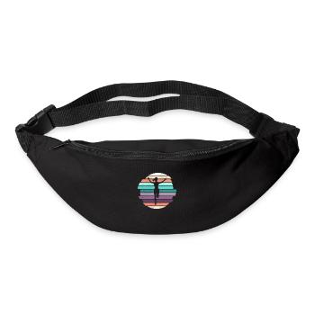 Retro Marathon, Trail Running - Bum bag - black - Front