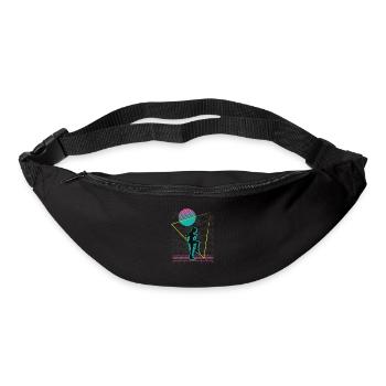 Vaporwave Rope Jumping - Gürteltasche - Schwarz - Vorne
