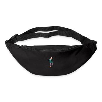 Retro Rope Jumping - Gürteltasche - Schwarz - Vorne