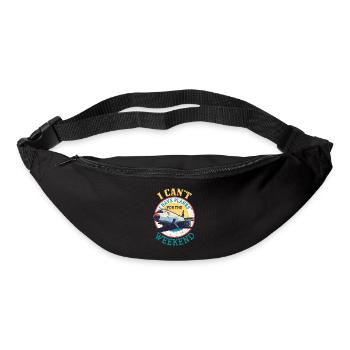 Airline Pilot Aviation Flugkapitän Jumbo Jet - Gürteltasche - Schwarz - Vorne