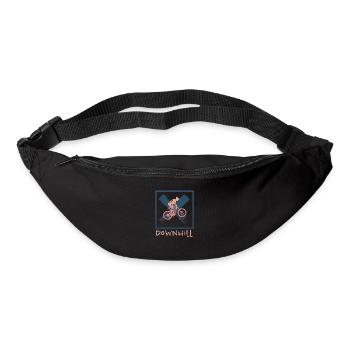 Grunge Descente - Sac banane - noir - Devant