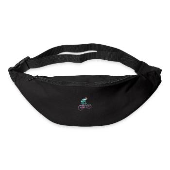 Descente rétro - Sac banane - noir - Devant