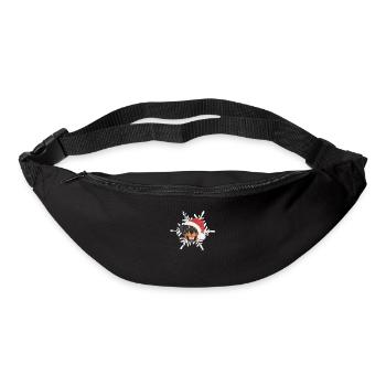 Rottweiler Frohe Weihnachten - Gürteltasche - Schwarz - Vorne