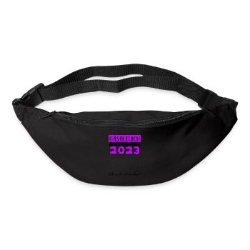 Jugendweihe 2023 Gästebuch Mädchen Jungen Fun Deko - Gürteltasche - Schwarz - Vorne
