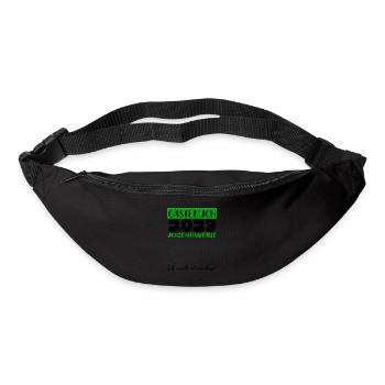 Jugendweihe 2023 Gästebuch Mädchen Jungen Fun Deko - Gürteltasche - Schwarz - Vorne