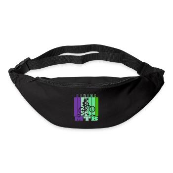 Projet sans nom 58 - Sac banane - noir - Devant