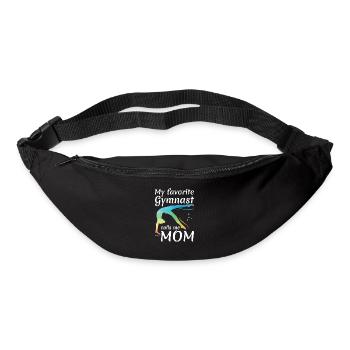 Meine Lieblingsturnerin Nennt Mich Mama Gymnastik - Gürteltasche - Schwarz - Vorne