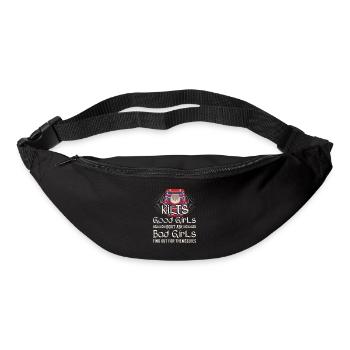 Kilt écossais disant jupe écossaise Écosse - Sac banane - noir - Devant