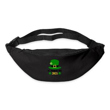 St Patricks Day Accessoires Ireland Shamrock Deko - Gürteltasche - Schwarz - Vorne