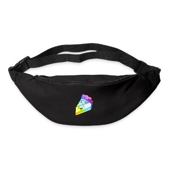 Cheesecake Cake Colorful - Bum bag - black - Front